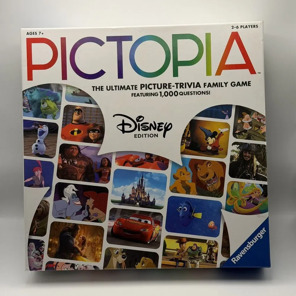 Pictopia Disney Edition The Ultimate Picture Trivia Family Game Ravensburger